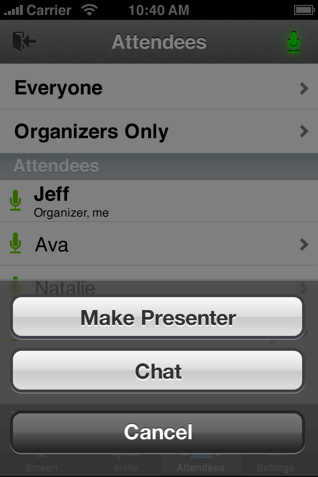 iPhone Screenshot 1